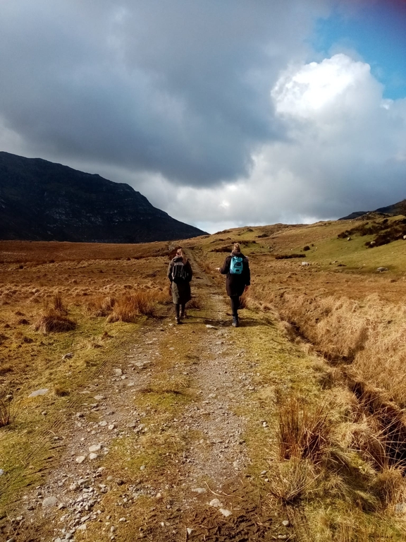 Easy-moderate walk near our home