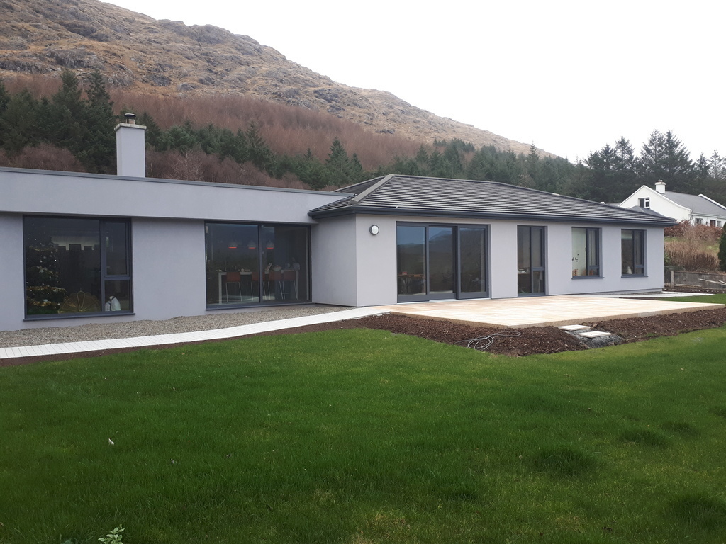 Rear garden with new landscaping