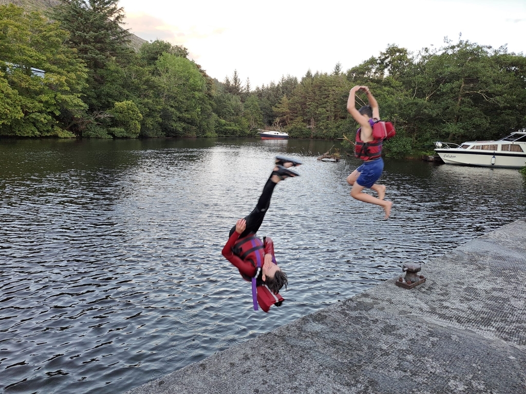 Pier jumping near home