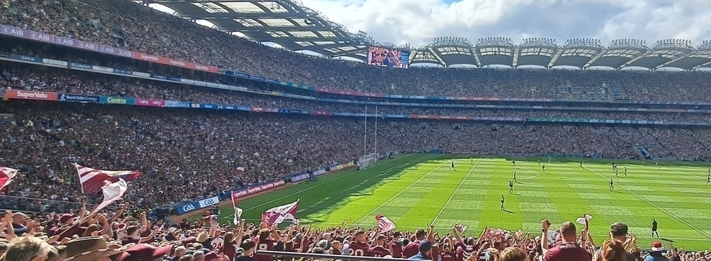Galway playing in the All Ireland final (Gaelic football)