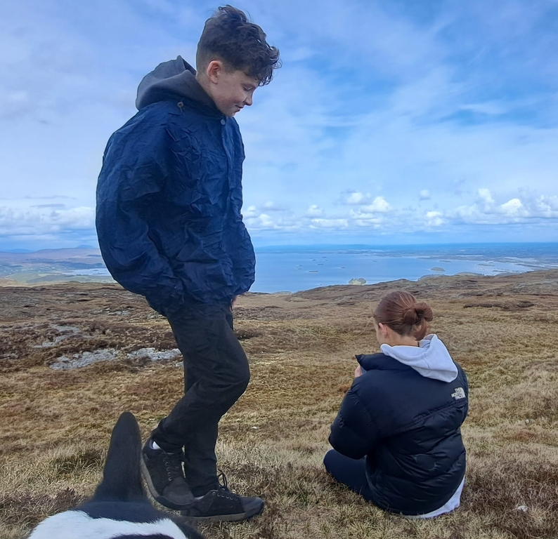 Hillwalking (moderate) in Clonbur (20 mins drive from home)