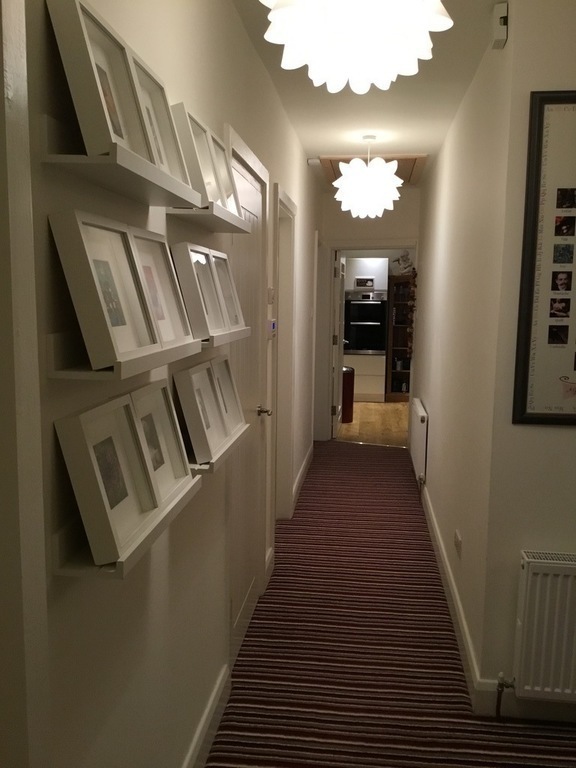 Corridor from hall to kitchen/living room