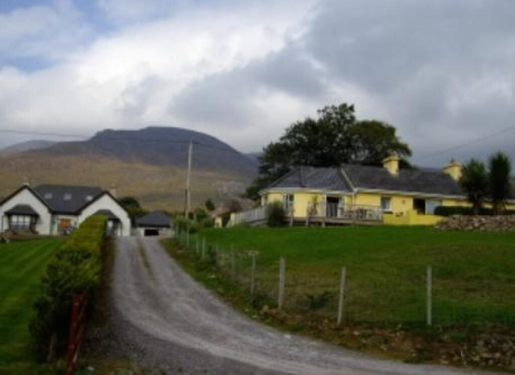 Sliabh Mish mountains behind the cottage, Co. Kerry. 