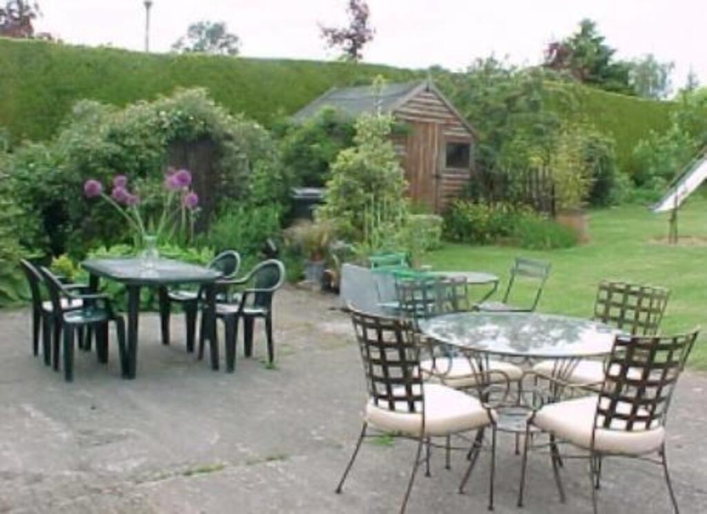 Back Garden dining area at Kildare home.