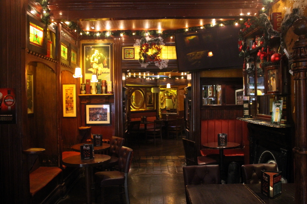 Inside of one of the many wonderful pubs in Galway