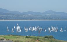 The Round Ireland Yacht Race leaving Wicklow.
View from our Garden
