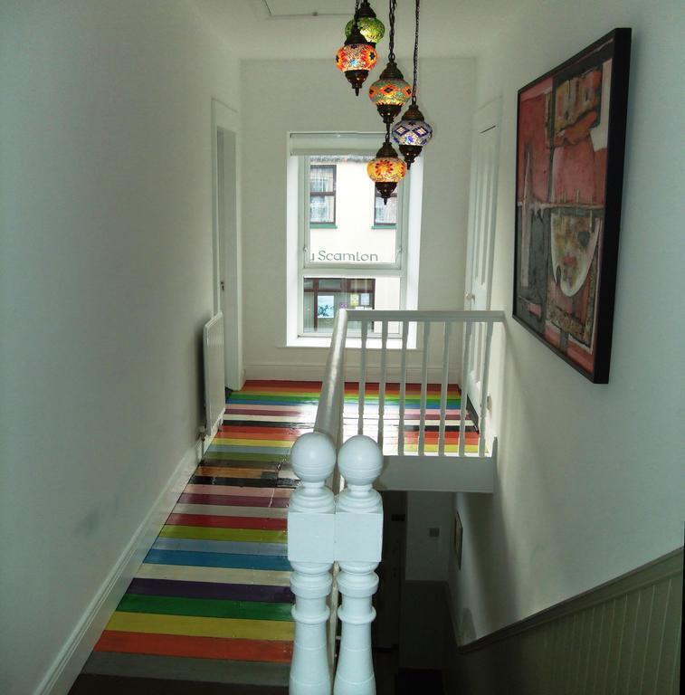 Our (colourful!) upstairs landing 