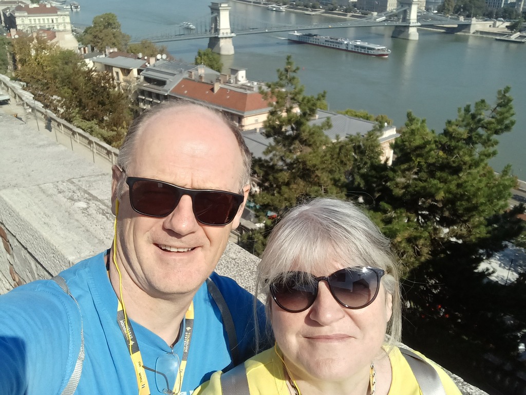 Dominic & Elizabeth on recent holiday