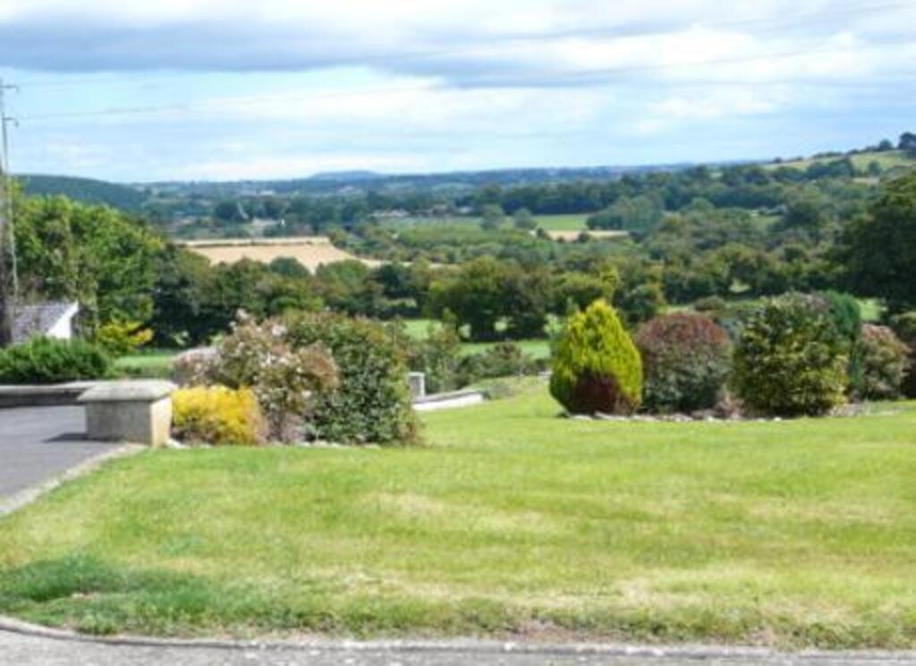 View from front of house and from the kitchen. 