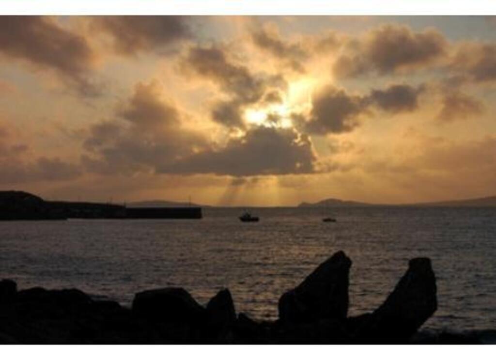 Cleggan Bay storm clouds