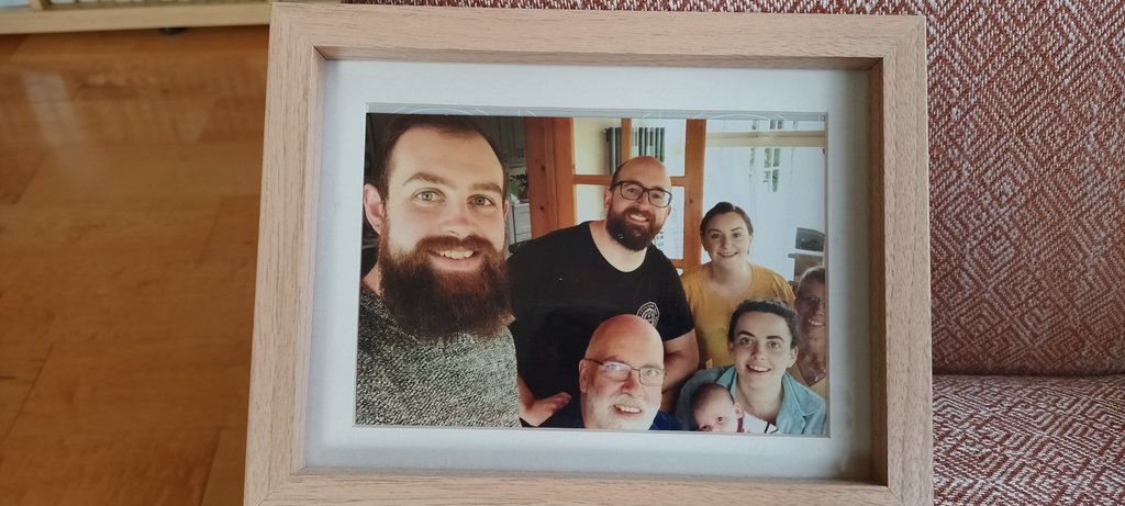 This is our extended family in 2019 - with our granddaughter Méabh just six weeks old