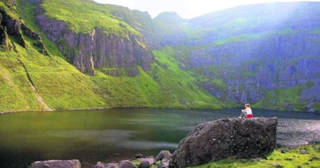 Crotty's Lake in the Comeragh Mountains 20 min drive + 30 min hike