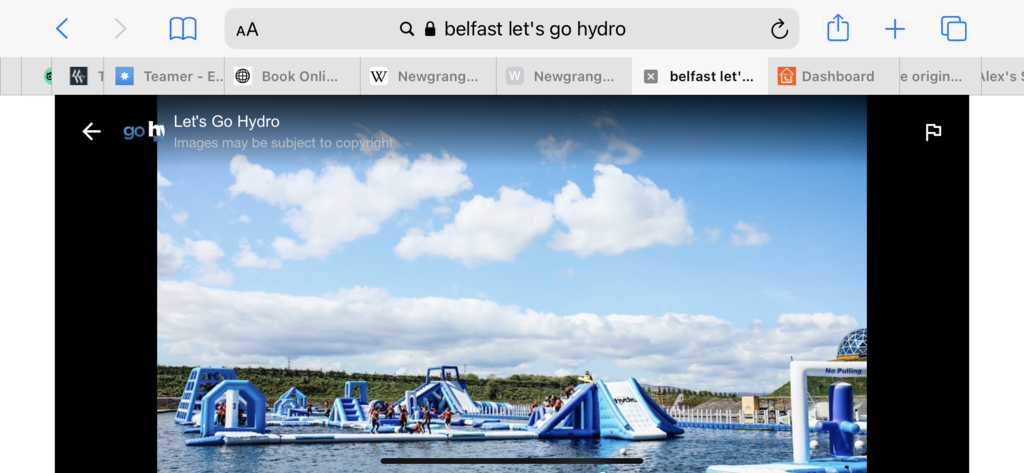 Let’s Go Hydro / Titanic Museum Belfast - 60 miles away