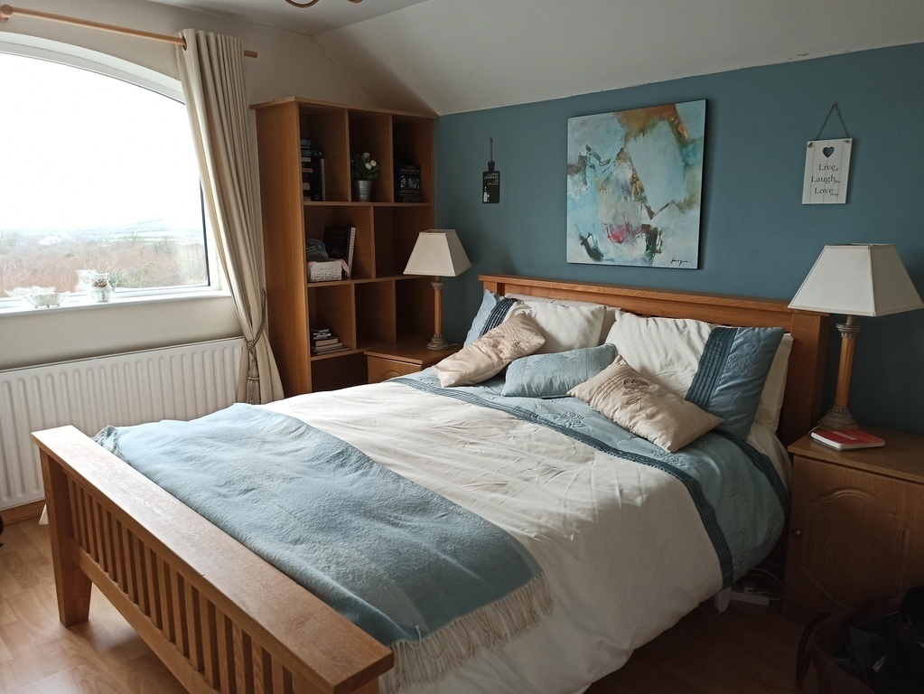 Bedroom 1 with King Size Bed- Upstairs