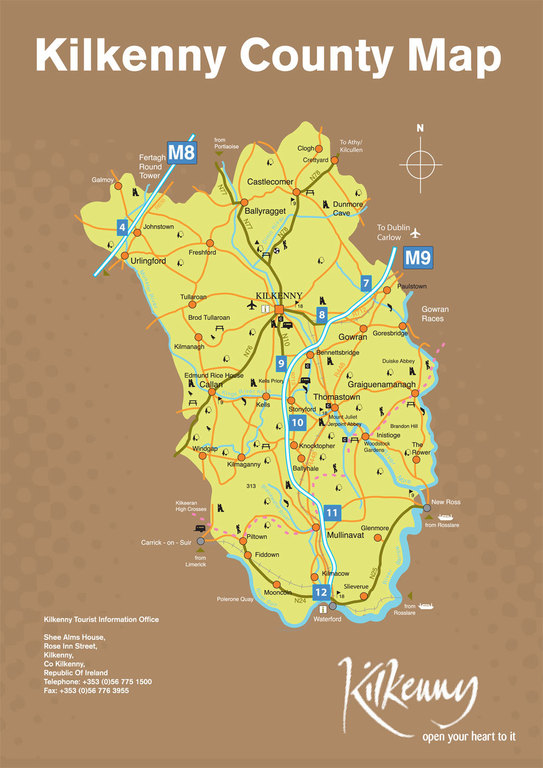 Kilkenny County Map