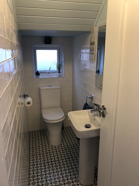 Downstairs toilet (under stairs)