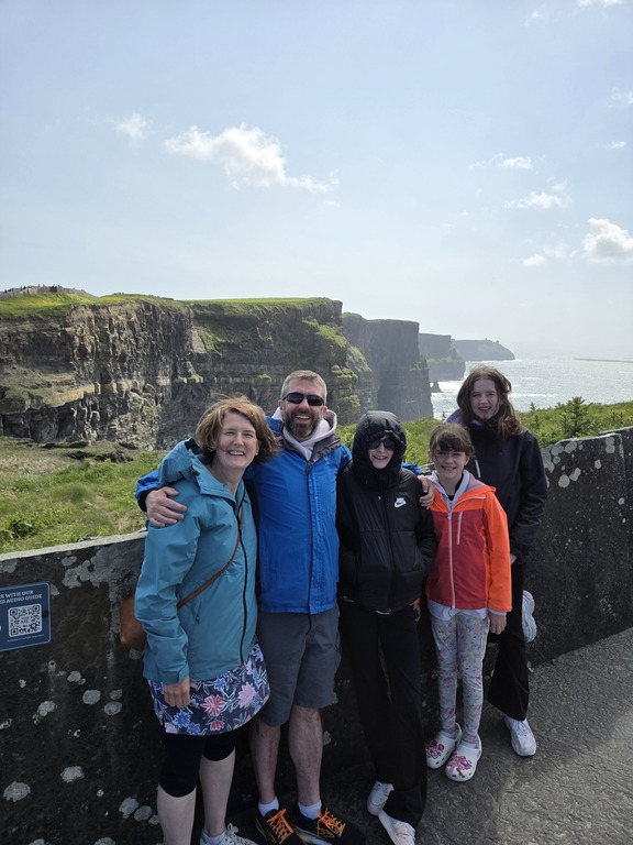 Getting blown away at Cliffs of Moher! - June 2025