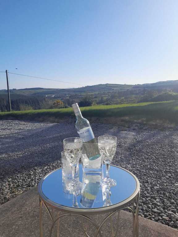 Outdoor west facing patio