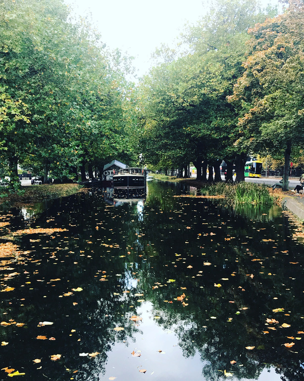 A stretch of the Grand Canal a 20 minute walk away