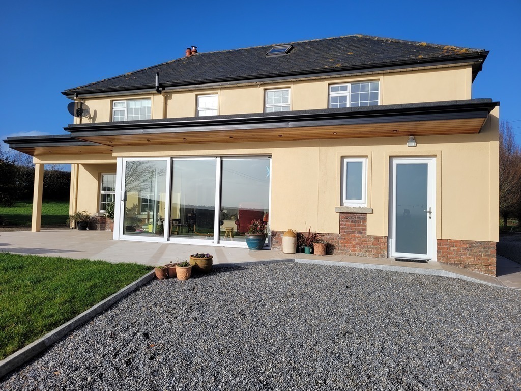 Rear of house facing south