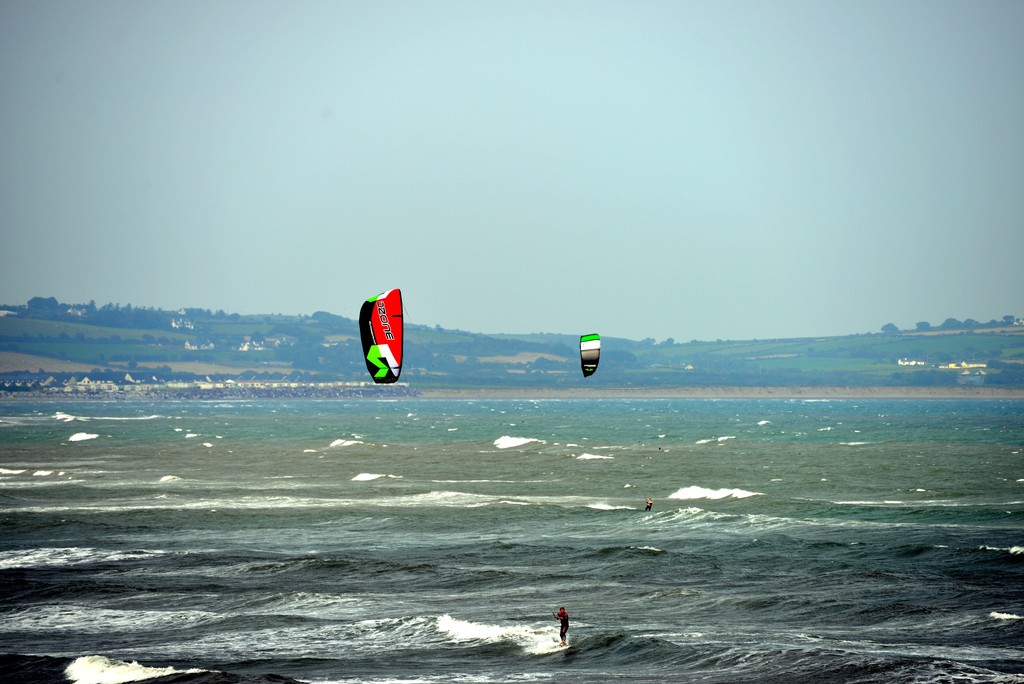 Kite boarding in ballynamona