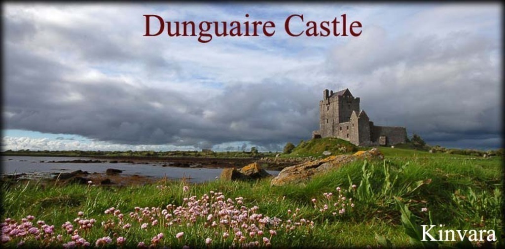 Dunguaire Castle, 10 minutes walk from our house