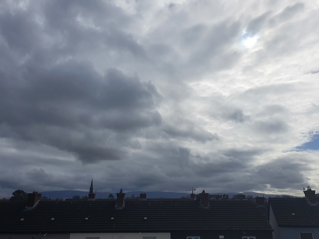 View from Attic, South Dublin and Dublin Mountains