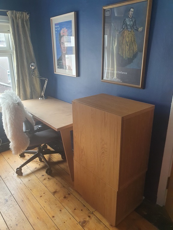 Back Bedroom, as study