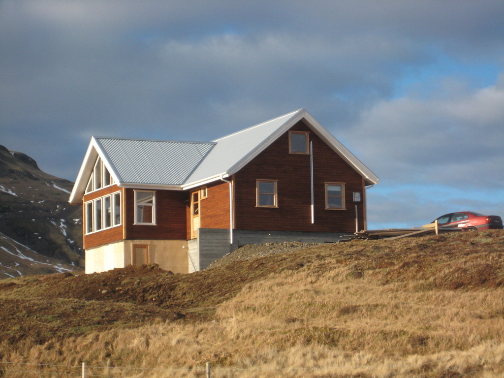 The cottage. Our car is to the right.