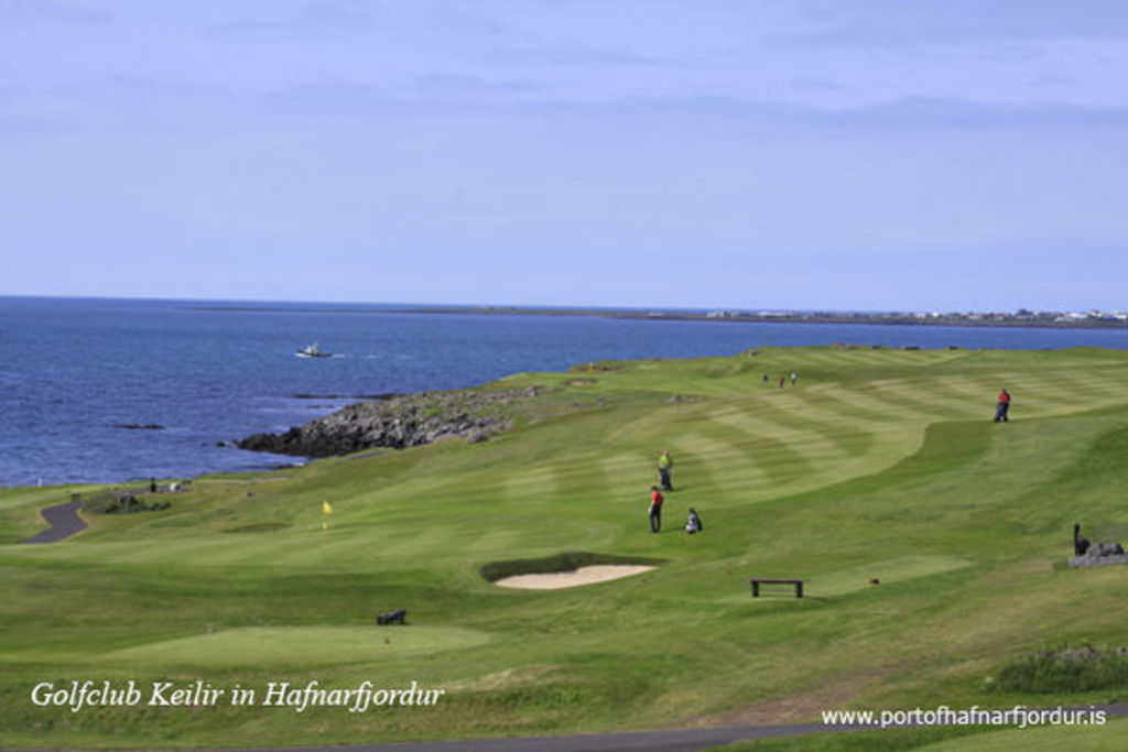 Golf Course for club Keilir, 10min walk.