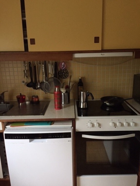 Part of kitchen - small but well equipped