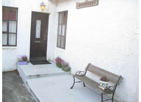 Front entrance of house.