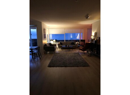 Living room with a sea view