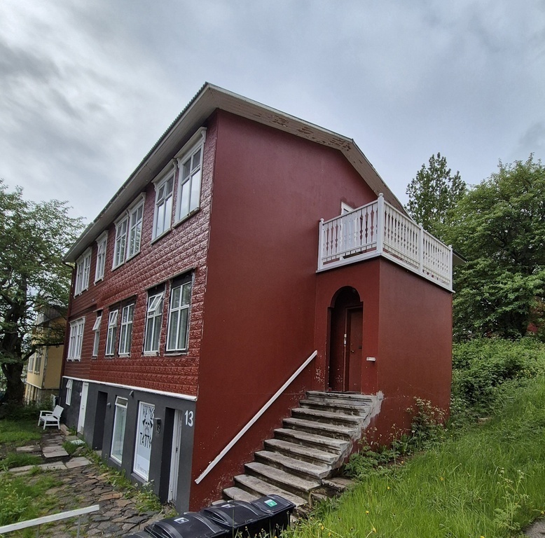 Our house in the center of Akureyri, 120 years old.