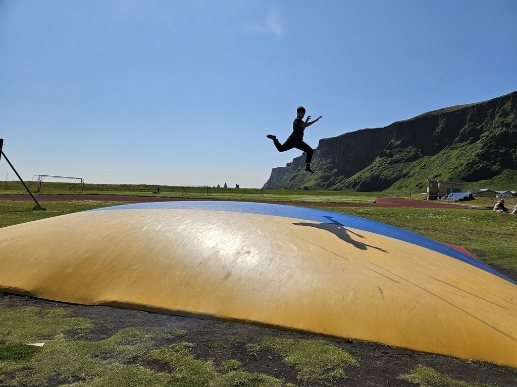 These jumping pillows are to be found in most villages in Iceland.