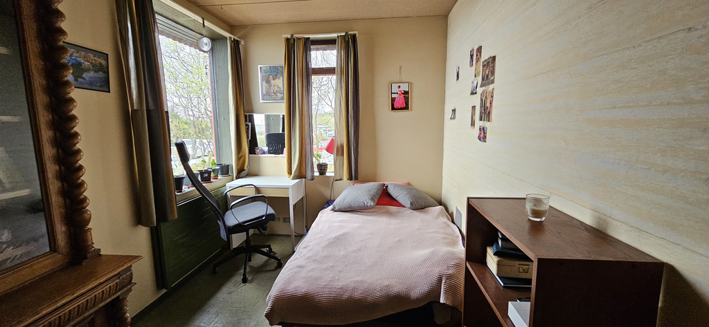 The older teen's room. The bed is a pullout sofa, sleeps two people.