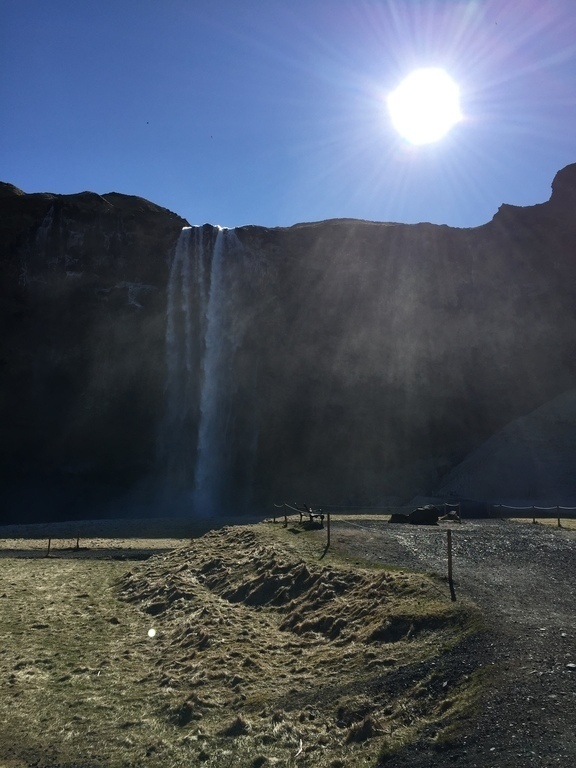 Seljalandsfoss 72km from Selfoss