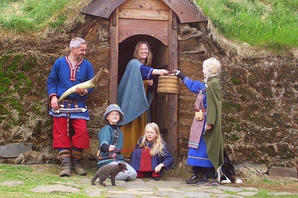 Eiríksstaðir, the replica house of the farm of "Eric the red"