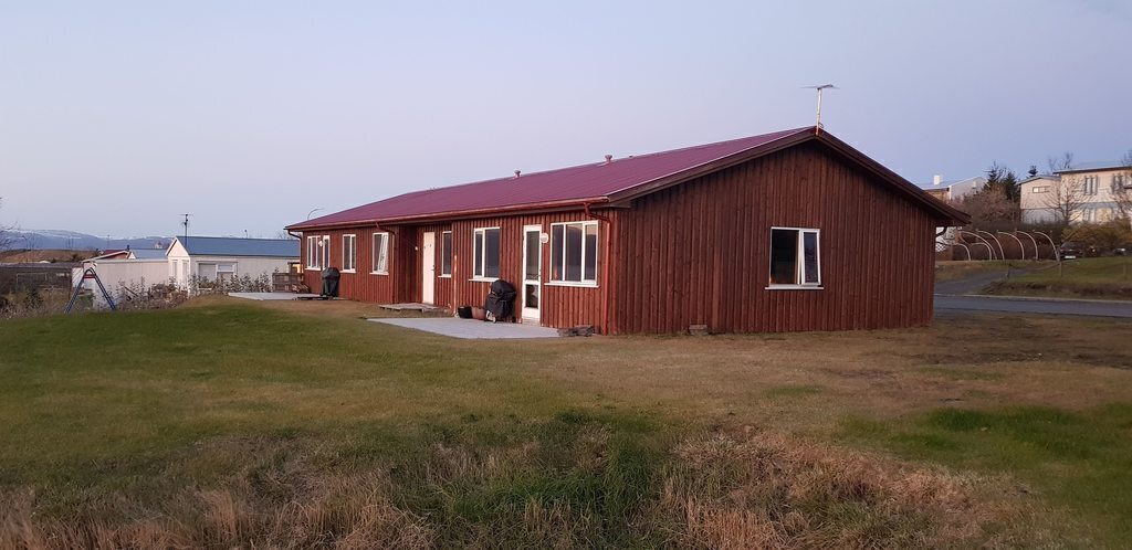 The back of the house.