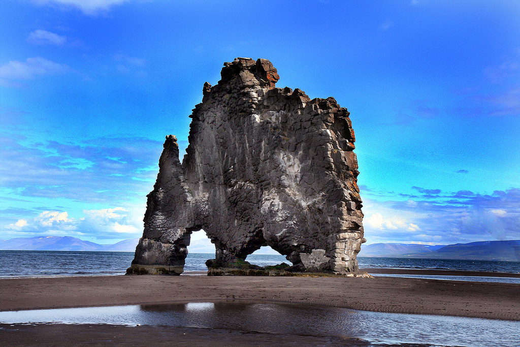 Hvítserkur in Húnaþing region, the north part of the country.  About 1,5 hours away from Búðardalur.