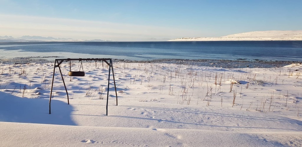 Same view at winter time