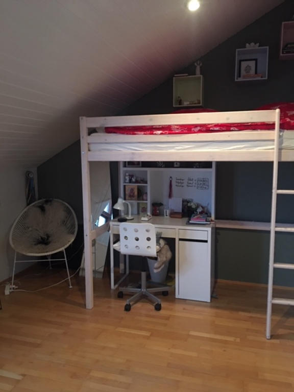 Childrens bedroom, but a full size bed, 3rd floor