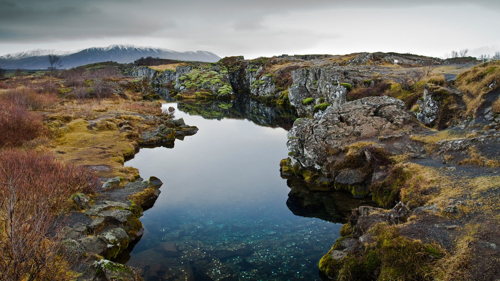 Þingvellir national park. Less than 1 hour drive from Reykjavik