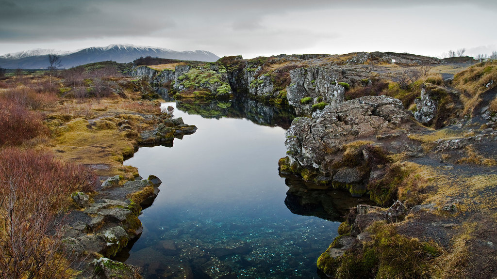 Þingvellir national park. Less than 1 hour drive from Reykjavik