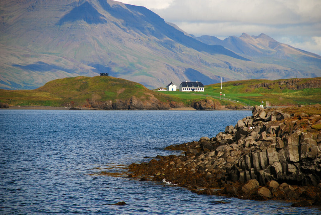 Laugarnes coast. The view from the coast near our house (10 min walk)