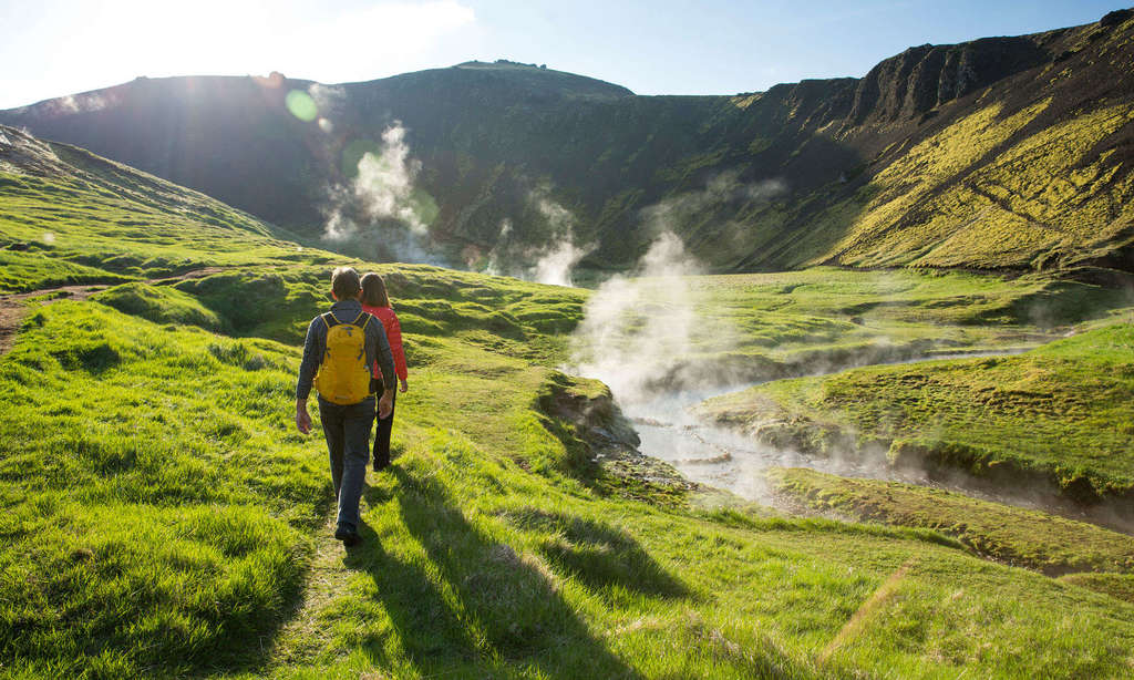 Reykjadalur hiking trail