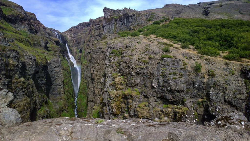 Iceland's highest waterfall, Glymur. Hvalfjörður. About an hour by car.