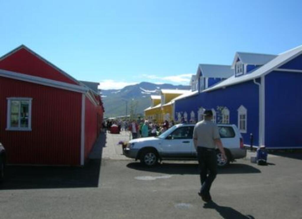 near the harbor where there is a restaurant, café, bar and a gallery