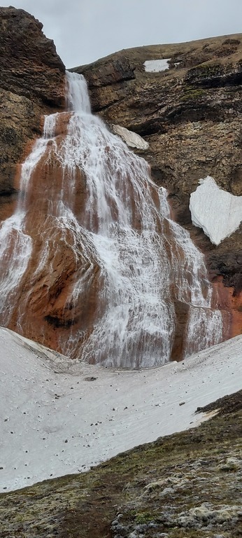 Rauðifoss.   (Red waterfall)