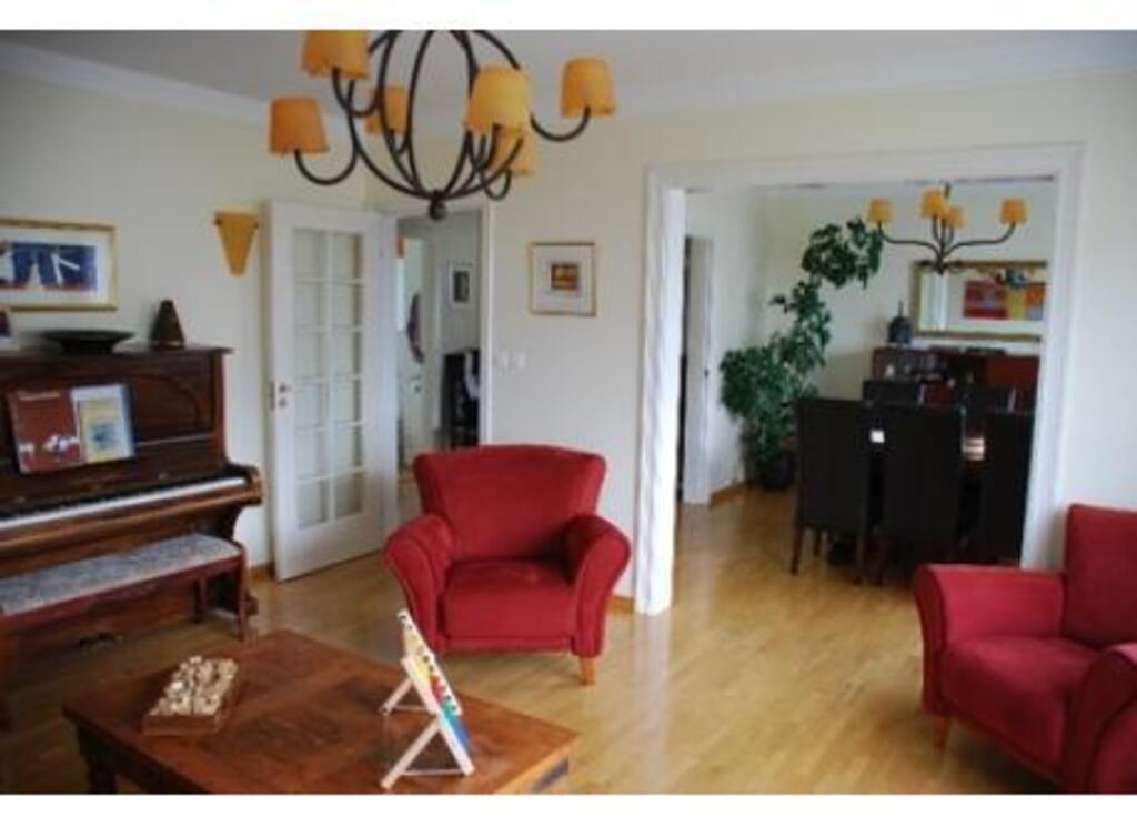 Living room and dining room (further away)